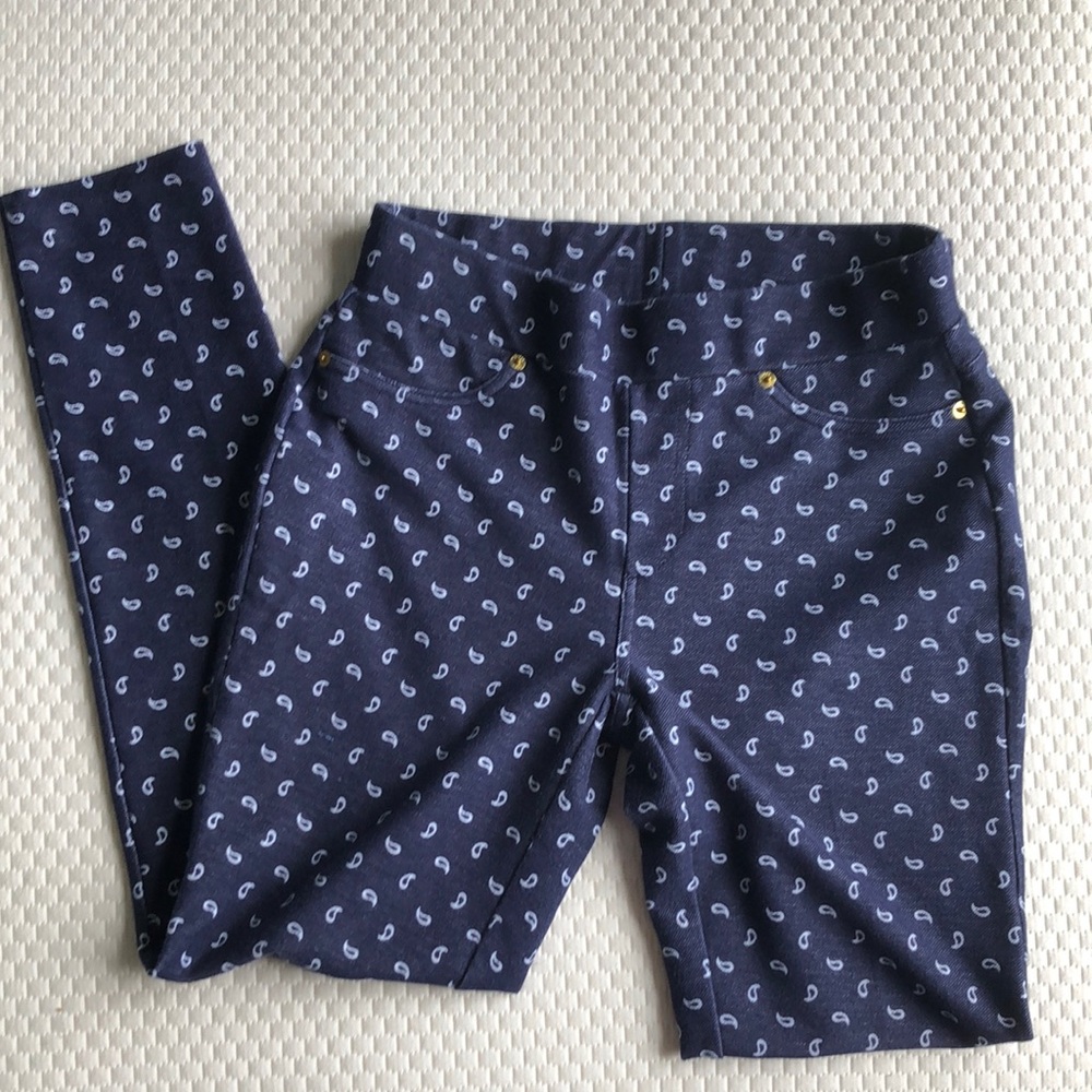 Michael Kors Navy Paisley Women's Pants